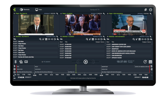 Recording TV/radio/video multiple channels + sources simultaneously. Broadcast on demand,  analysing