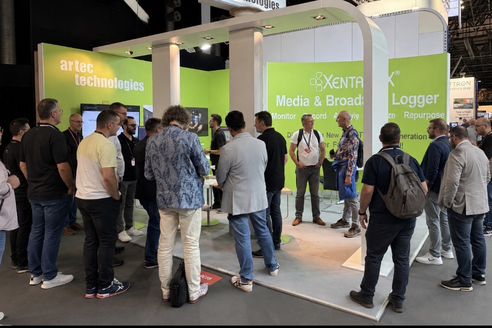 Screenshot artec technologies at the IBC in Amsterdam